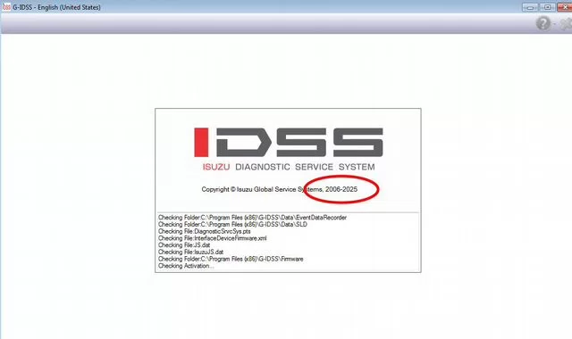 Isuzu G-IDSS 8.2025 unlock